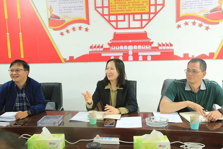 【主题教育】云煤（拉斯维加斯官网）集团党委委员、财务总监莫晓丹一行到东源恒鼎公司开展主题教育调研