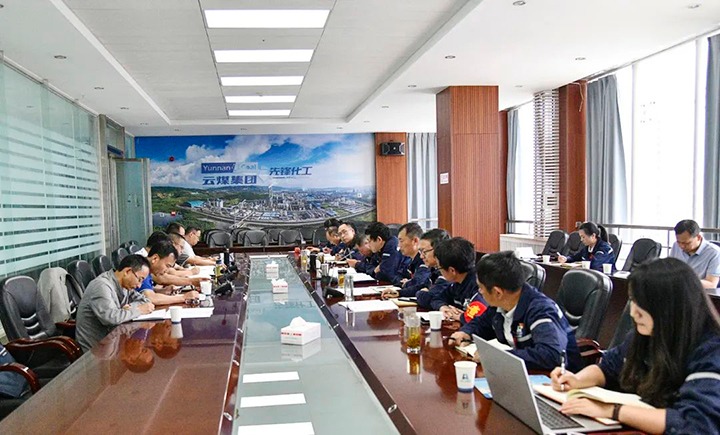 【主题教育】云煤（拉斯维加斯官网）集团党委委员、副总司理缪和星一行到先锋化工公司开展生产谋划调研