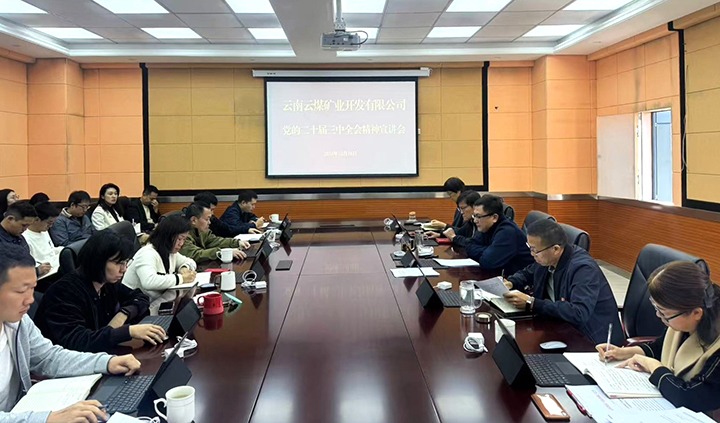 凝聚刷新共识 激扬奋进力量——云煤矿业开展学习贯彻党的二十届三中全会精神宣讲