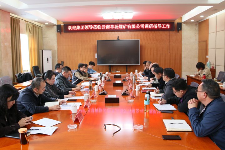 云煤集团党委委员、副总司理缪和星到云南羊场煤矿有限公司调研
