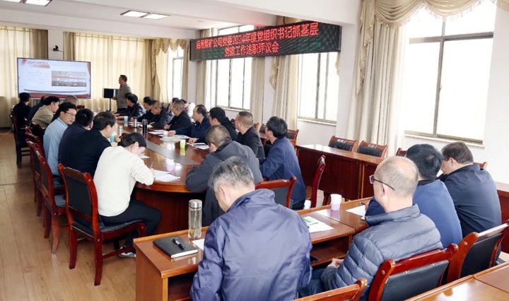 以“述”亮绩，，，，，以“评”促干│后所煤矿公司党委召开2024年度党组织书记抓下层党建事情述职评议审核会