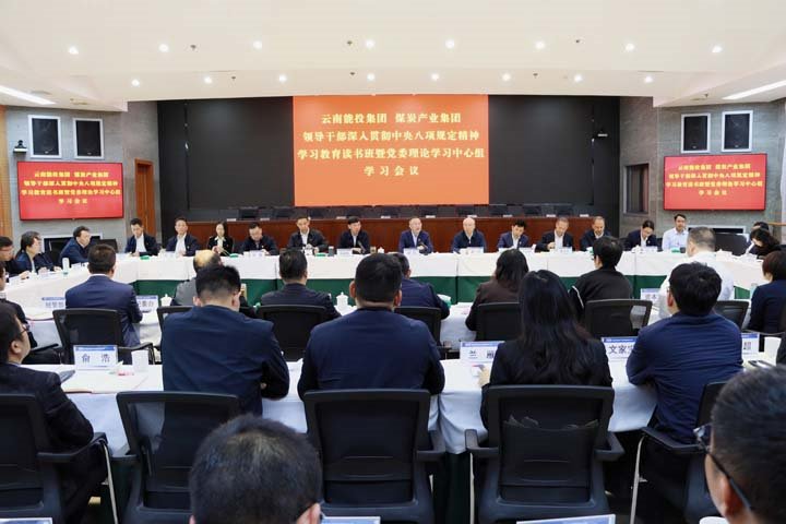 能投集团、煤炭工业集团向导干部深入贯彻中央八项划定精神学习教育念书班暨党委理论学习中心组举行集中学习