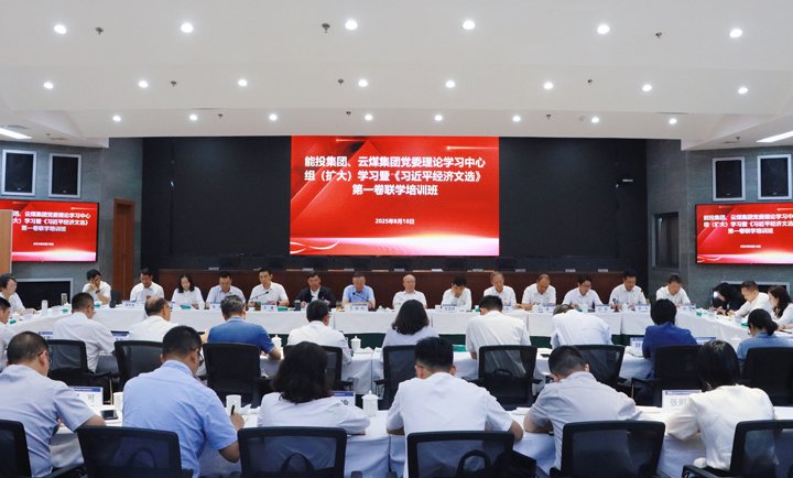 能投集团、云煤集团举行党委理论学习中心组学习暨《习近平经济文选》第一卷联学培训班